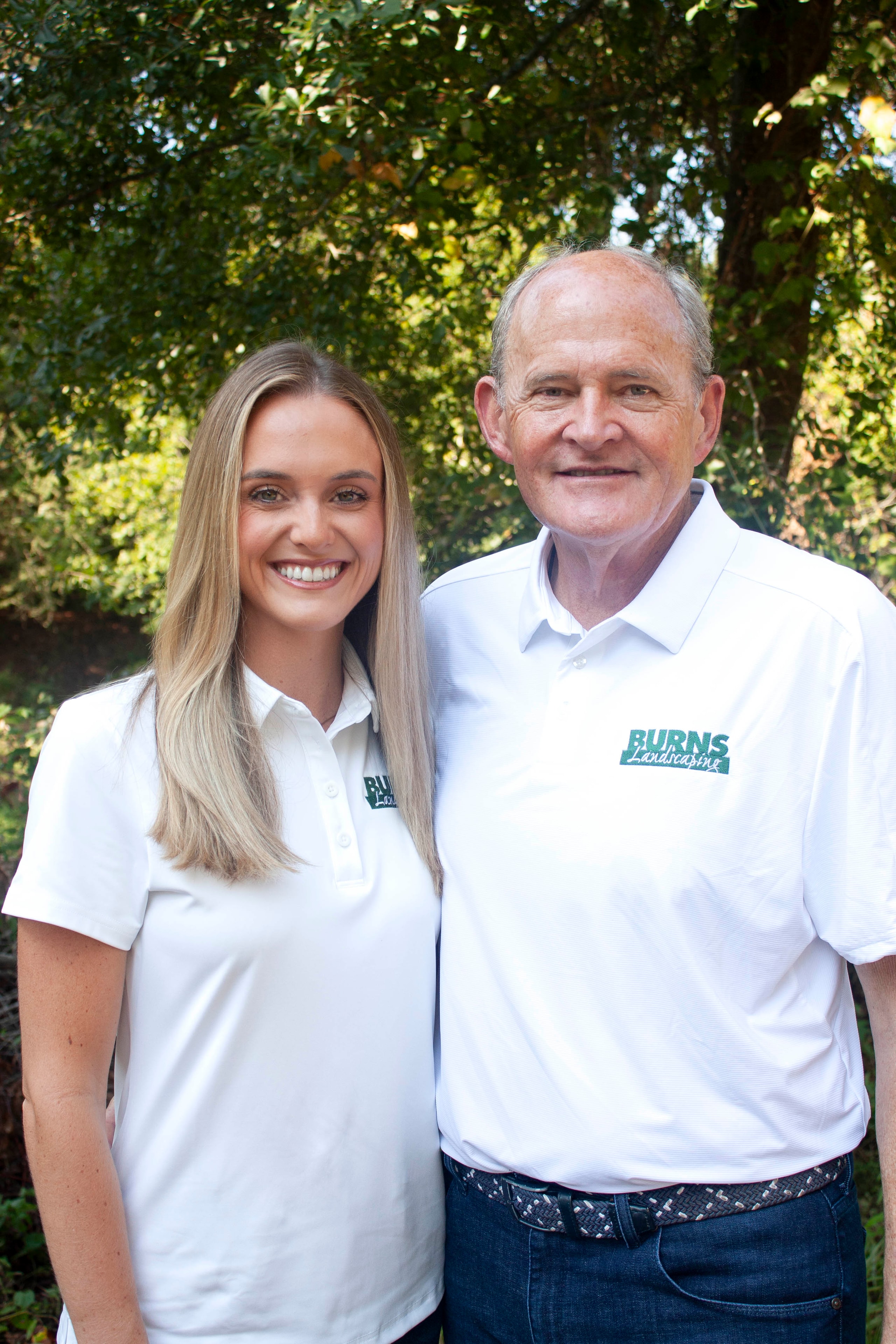 David and Allie Burns, owners of Burns Landscaping