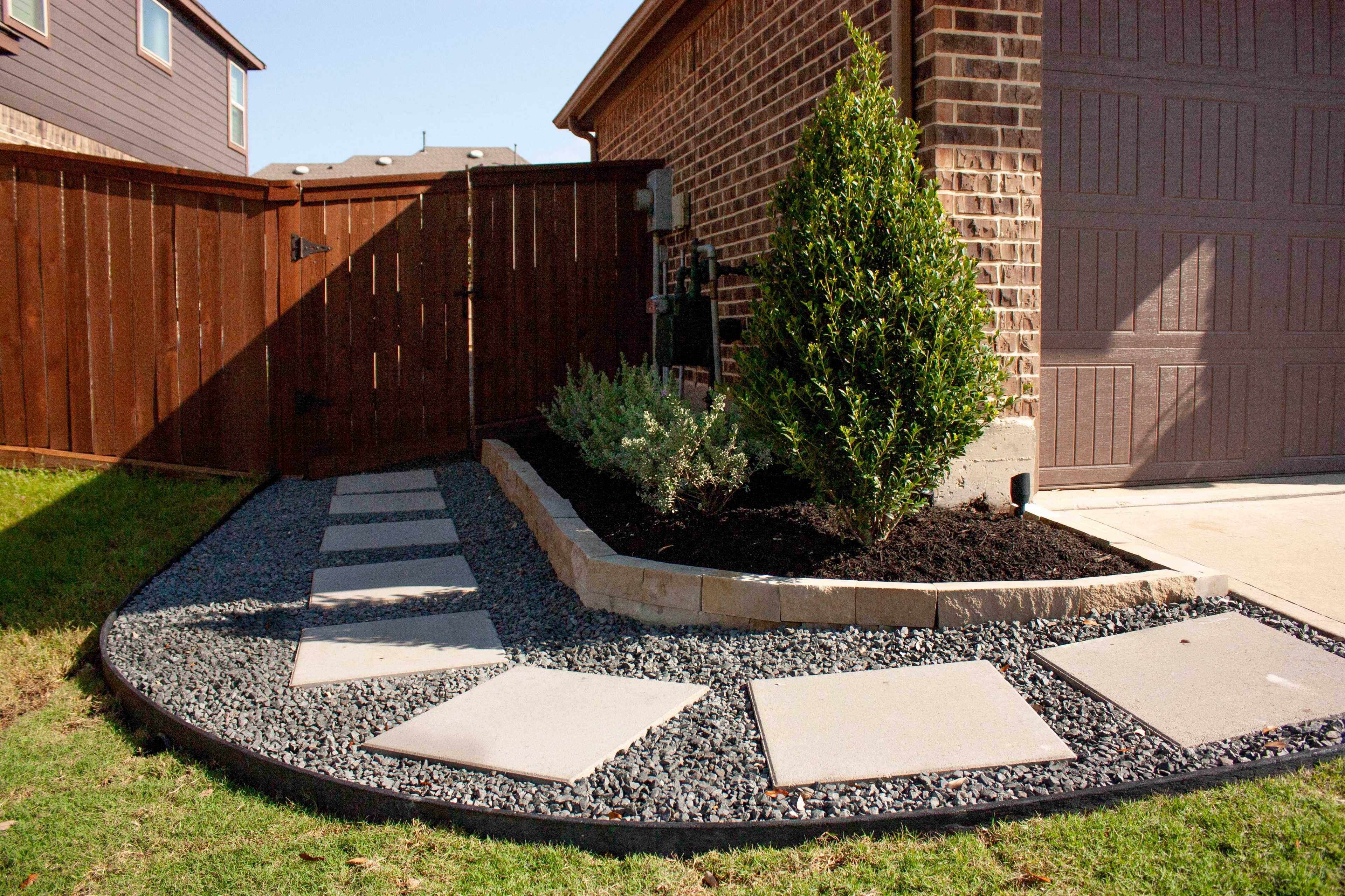 Burns Landscaping project